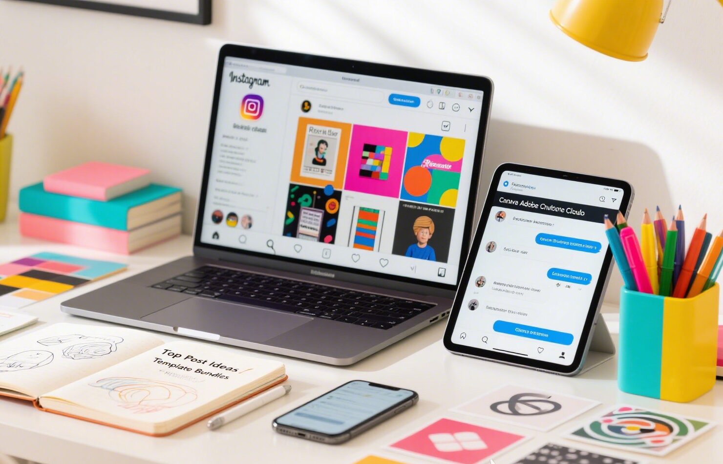 Menjual Desain Grafis dan Template di Instagram