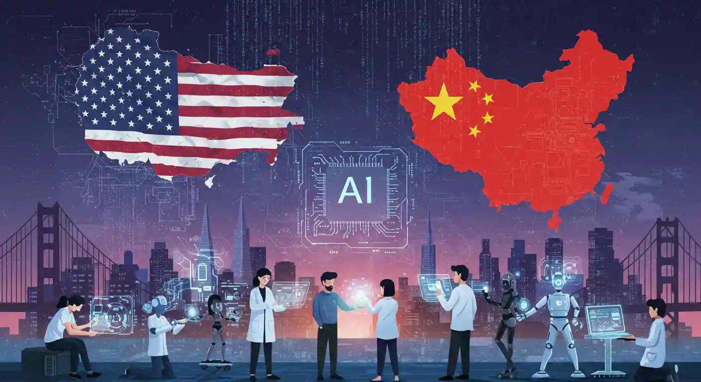 Dunia AI Dikuasai Amerika dan China: Mengapa Hampir 60% Penelitinya Berasal dari Dua Negara Ini